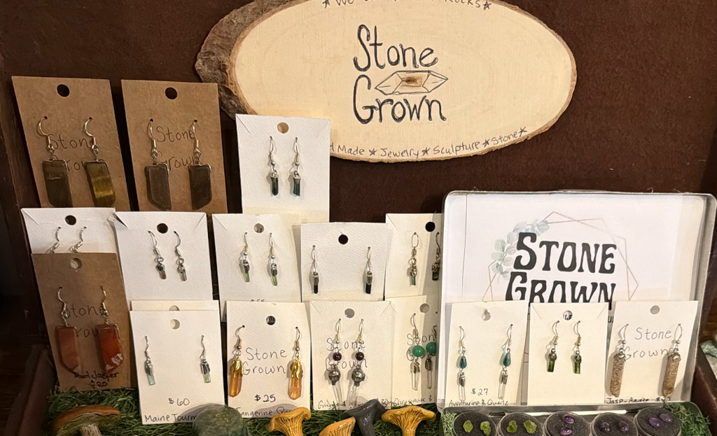 Stone Grown Earrings