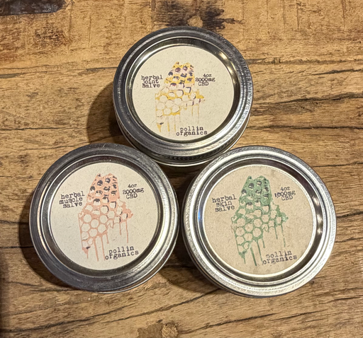 2000mg CBD Salves by Pollin Organics